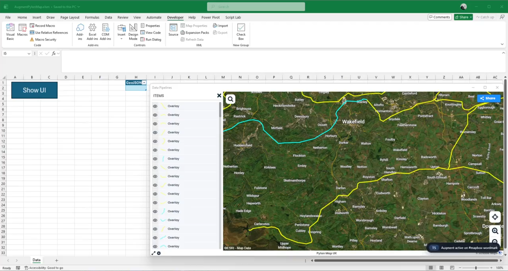 Figure 3.2: Extending existing pylon map with new functionality.
